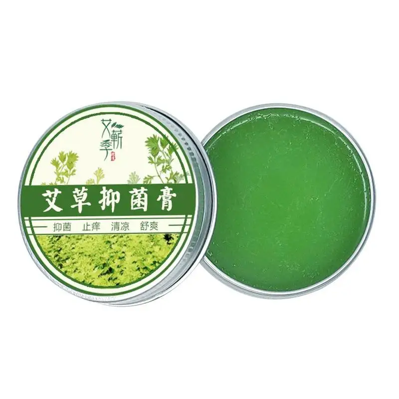 1bottle Herbal Moxa Essential Cream Itching Moxibustion Oil Massage Ai Cao Antibacterial Ointment Anti-mosquito Bite |