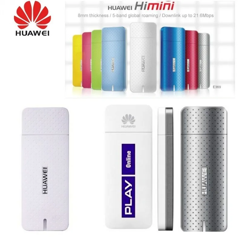 Разблокированный Huawei E369 21 6 Мбит/с HSPA мобильный широкополосный USB модем Dongle 3G Multi SIM