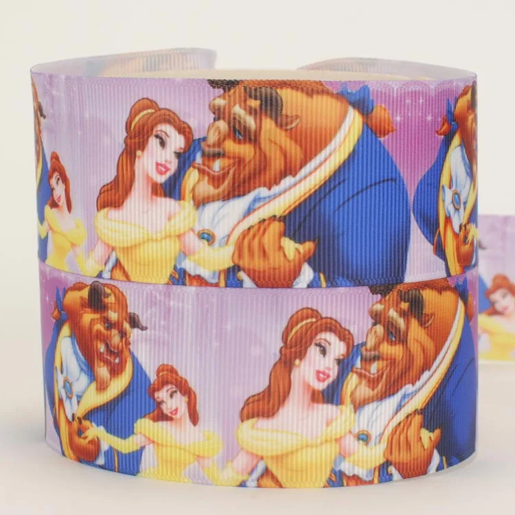 1/2 " 38mm many Princess cartoon ribbon printed grosgrain tape DIY haibows Free shipping | Дом и сад