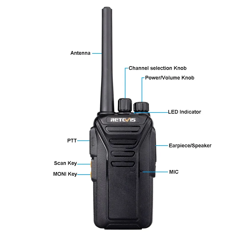 2 шт. Retevis RT27 Удобная двухсторонняя рация PMR PMR446/FRS VOX скремблер CTCSS/DCS Ham радио Hf