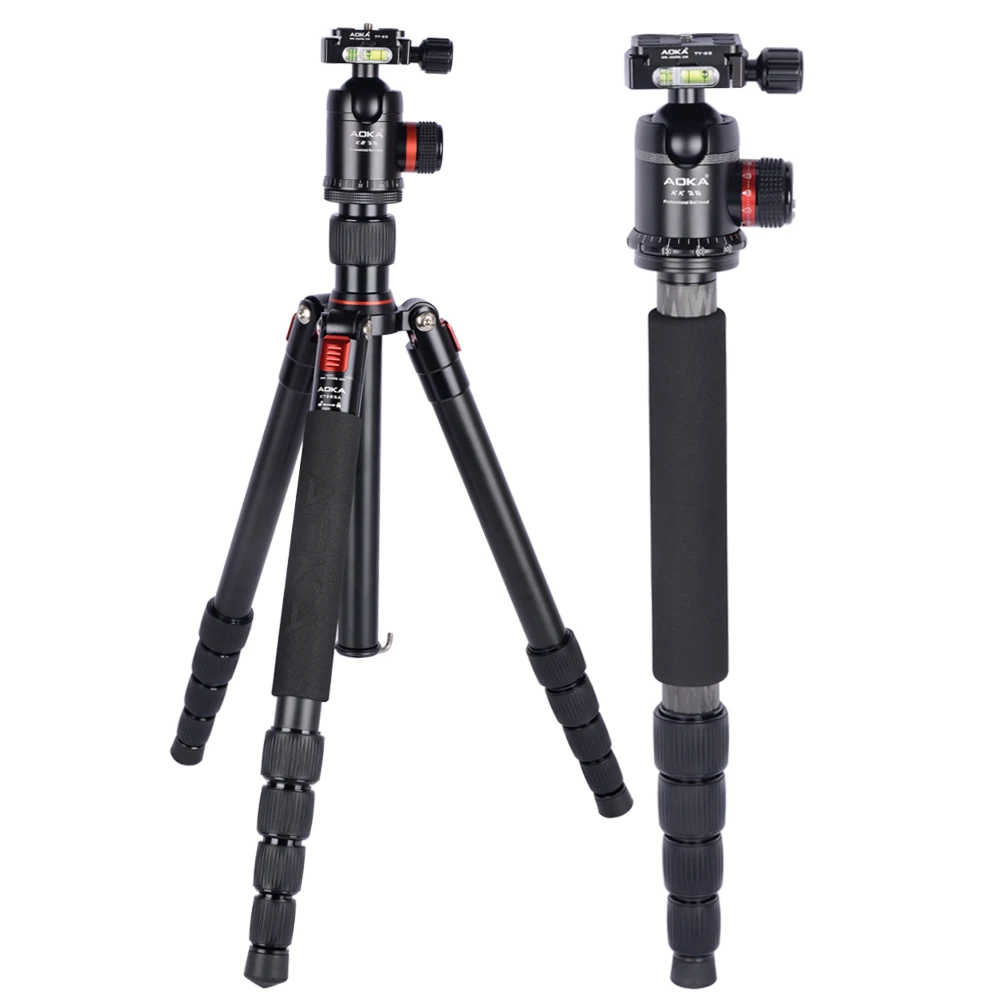 Aoka kt285a профессиональный 5 секций путешествия алюминиевый сплав штатива DSLR камер