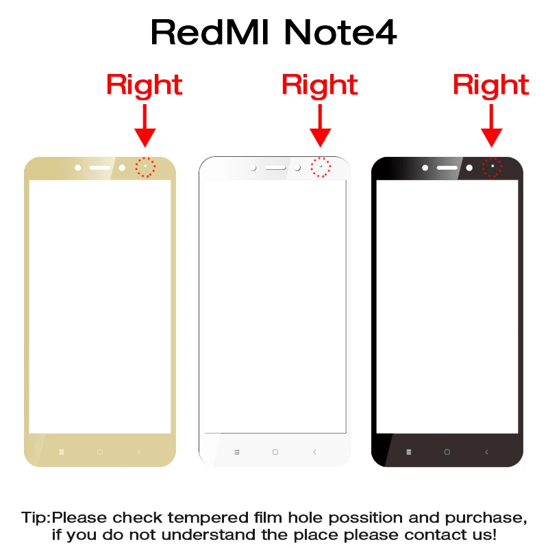 Закаленное Стекло для Xiaomi Redmi 4 4X 4A 4Pro Экран протектор, Suntaiho 2.5D из закаленного высокопрочного стекла Стекло пленка для Xiaomi Note 4 4X - Цвет: for RedMi Note 4