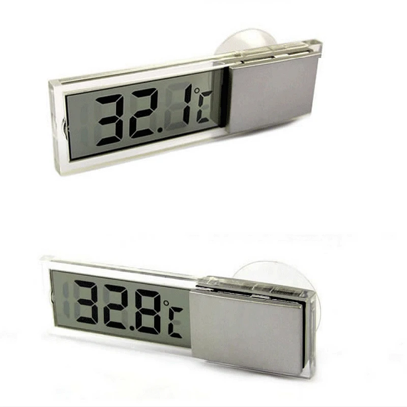 LCD Display Digital Electronic Thermometer Sensor With Sucker LED for All Cars Indoor Outdoor Home | Автомобили и мотоциклы