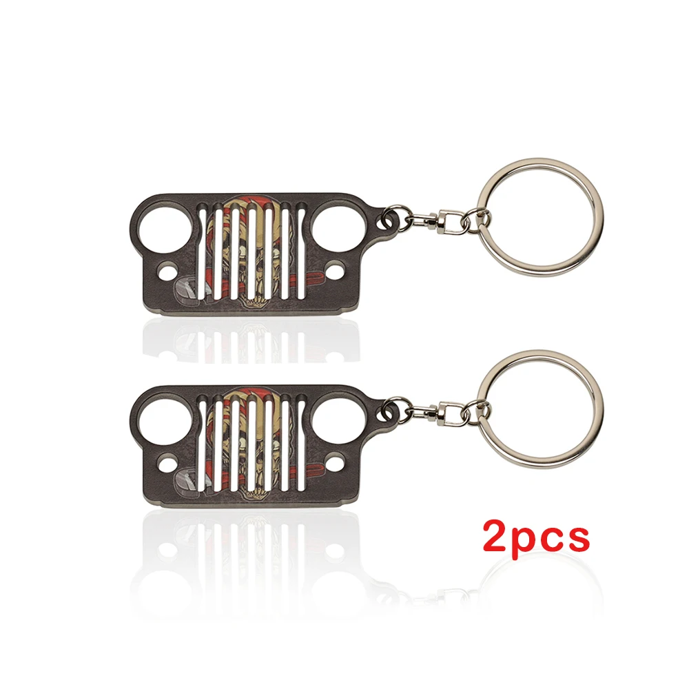 2 шт. брелок для автомобильных ключей из нержавеющей стали|key ring|keychain carkey rings for car |