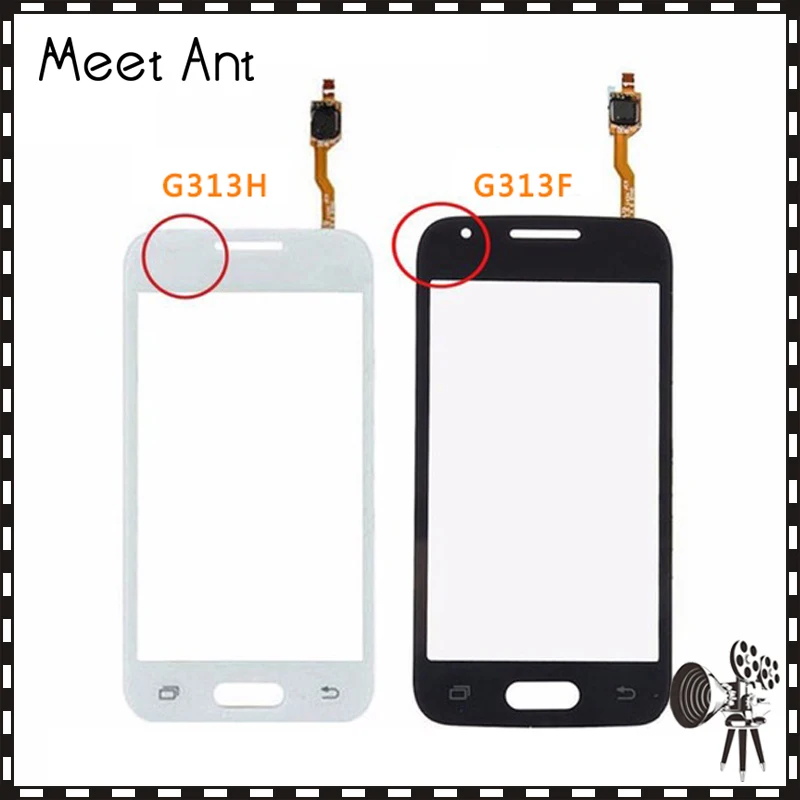 50 шт. для samsung Galaxy DUOS Ace 4 G313 G313F G313H и G316 G316F G316H сенсорный экран дигитайзер сенсор