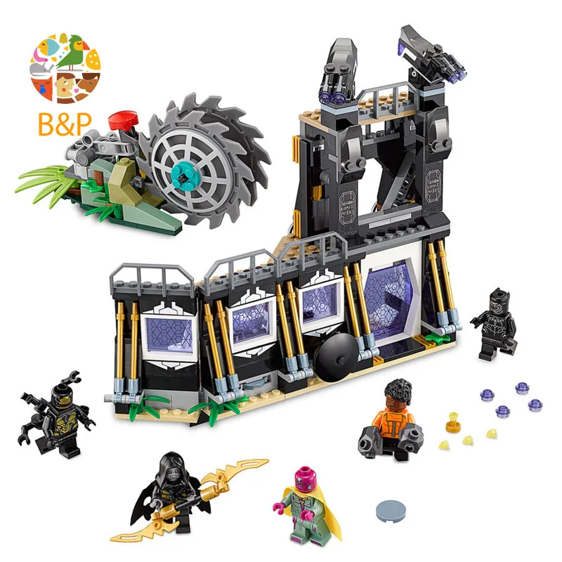 76103 466 шт Супер Герои Corvus Glaive молотилка строительные блоки кирпичные игрушки для