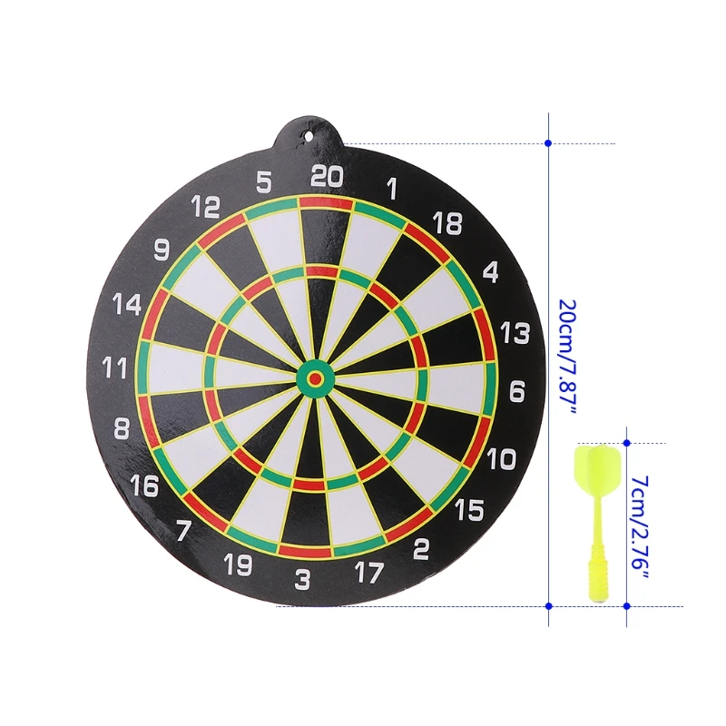 Магнитная доска для игры в дартс набор летающих дисков с дартбордом