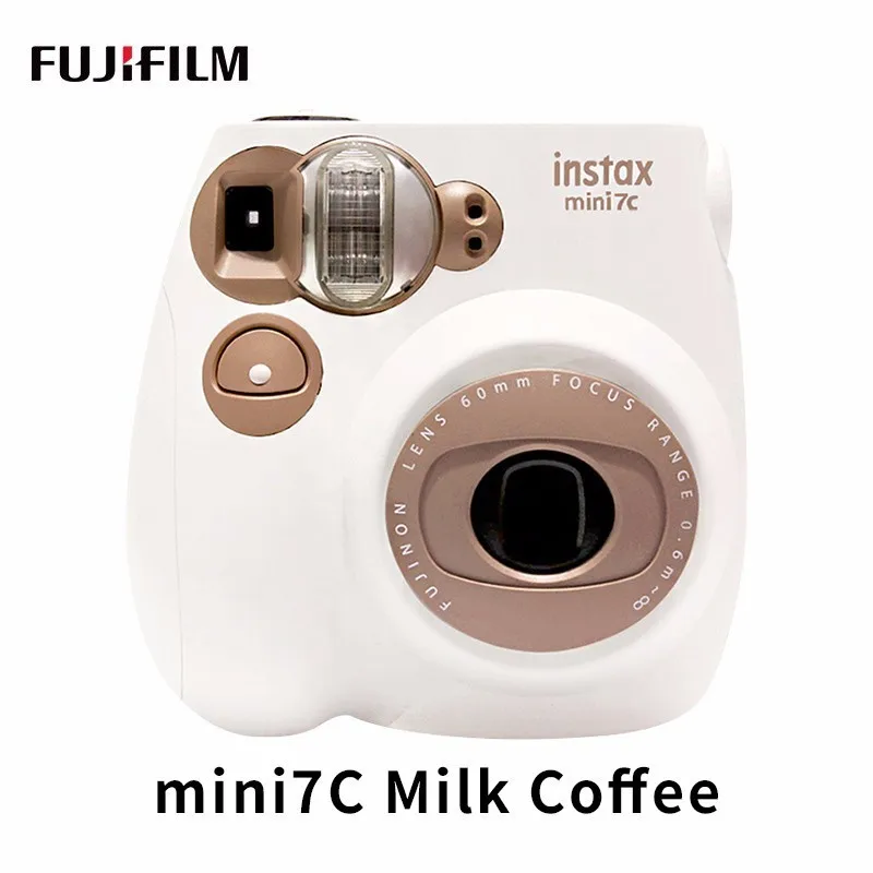 Подлинный Fujifilm Instax Mini 7C 7S камера 6 цветов в продаже Белый Розовый Синий мгновенная печать фото фильм съемка - Цвет: 7C milk