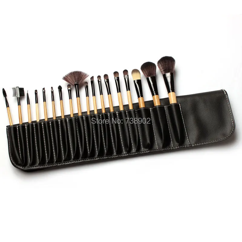 18 шт. набор кистей для макияжа с чехлом|brush laser|kit chelseakit packaging |