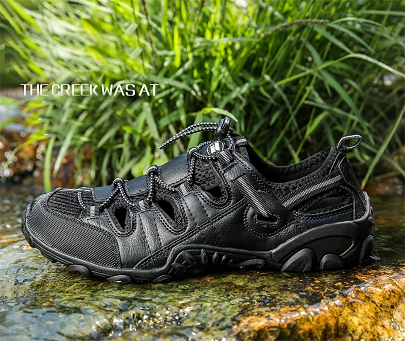 Пляжные сандалии Летняя обувь мужские уличные тапочки мужская спортивная с