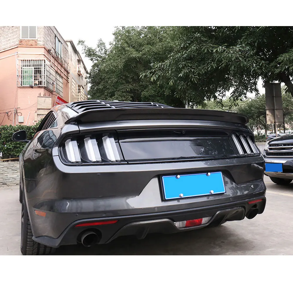 Задний спойлер из углеродного волокна для Ford Mustang GT V8 V6 Coupe GT350, стильный спойлер