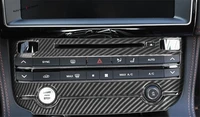 yimaautotrims multimedia central control air conditioner cover trim for jaguar xf xe 2016 2017 2018 2019 matte carbon fiber abs