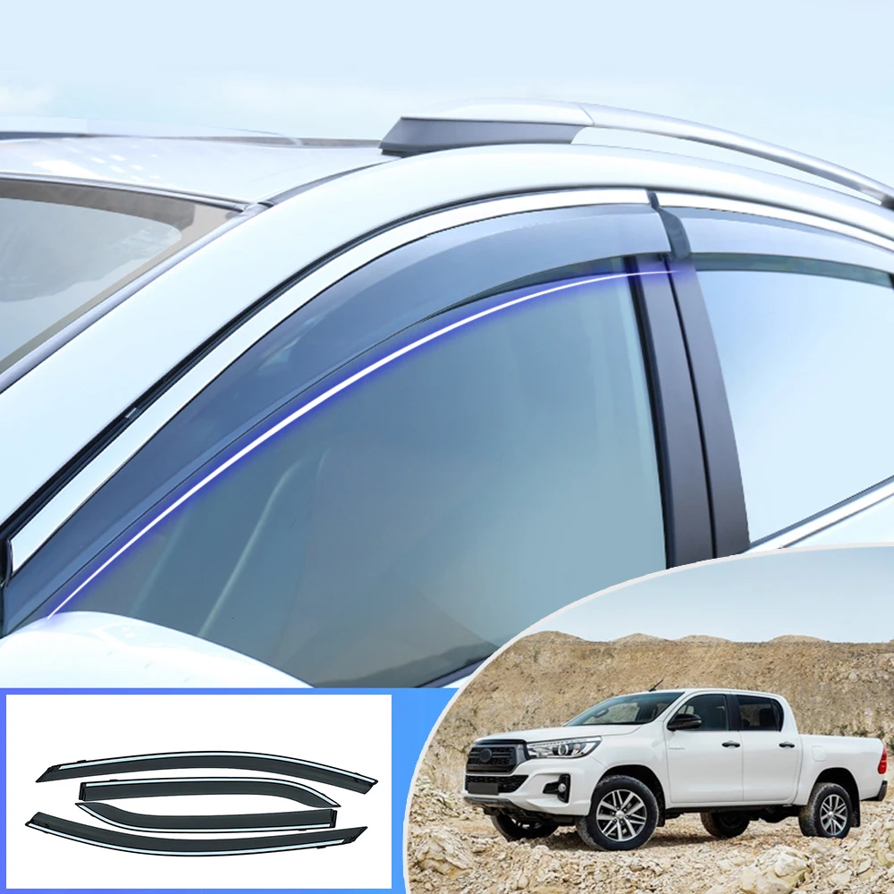 MyHung автомобильный Стайлинг для Toyota Hilux pickup 2012 2019 оконные ветровые дефлекторы