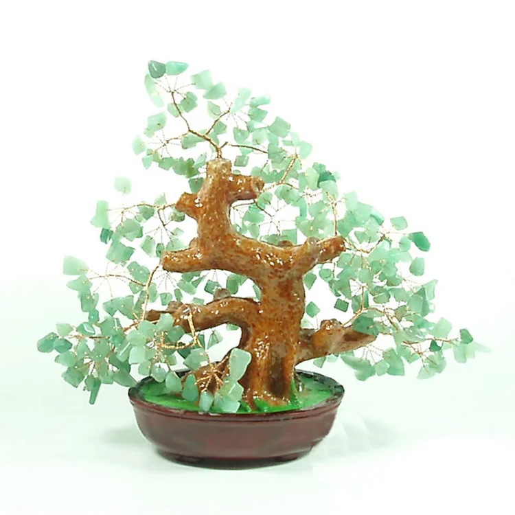 

Natural dongling jade crystal fortune tree fortune tree ornaments