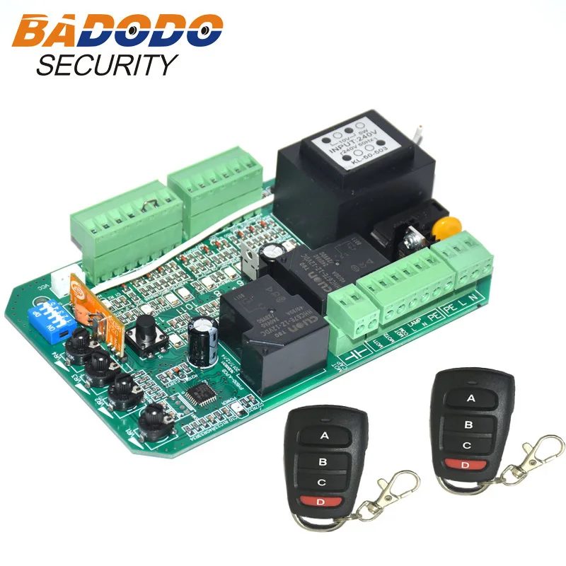 AC230V 120V раздвижные ворота открывалка двигателя блок управления PCB монтажная плата контроллера электронная карта пластина пульт дистанционного управления опционально