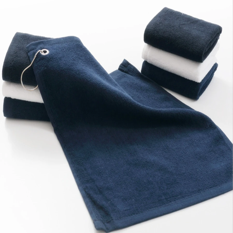 40cm x 32cm Cotton Terry Golf Towel with Metal Clip | Спорт и развлечения