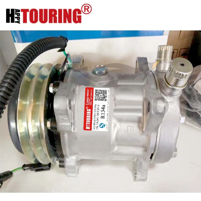 Sanden 7h15 6068 AC A/C Air Conditioning Compressor 2PK 24V | Air-conditioning Installation