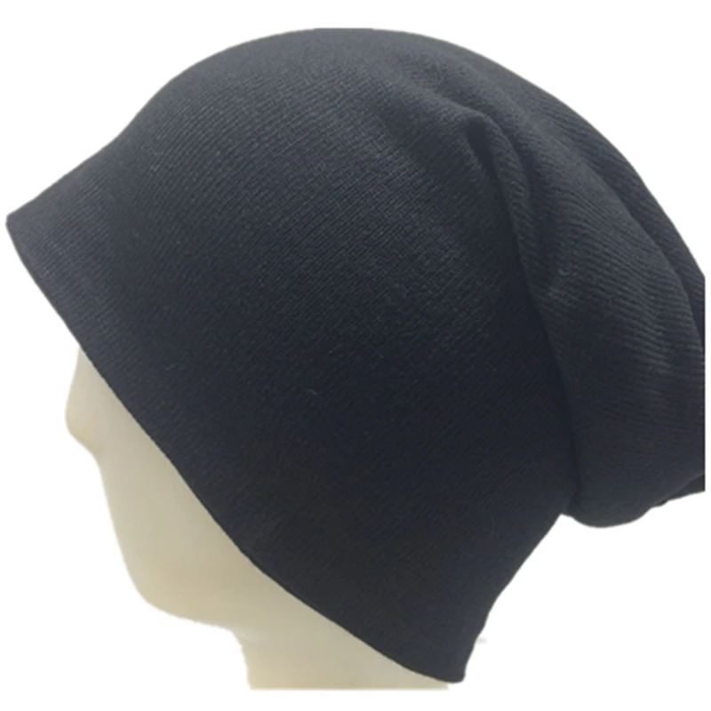 

Cartoon Plush Cotton wool knitting cute Solid color Black Gray color Winter Warm hat man Lady Soft Double-sided Wear Cap Beanies