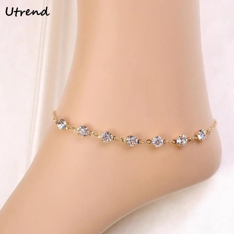 Модные ювелирные изделия ножной браслет хрустальные стразы ножные браслеты на