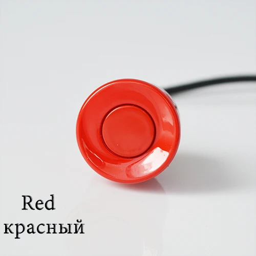 Hipppcron Автомобильный датчик парковки 22 мм 1 шт. Черный Красный Синий Серебряный Золотой белый серый цвет шампанского для парковки монитор система заднего вида - Название цвета: Красный