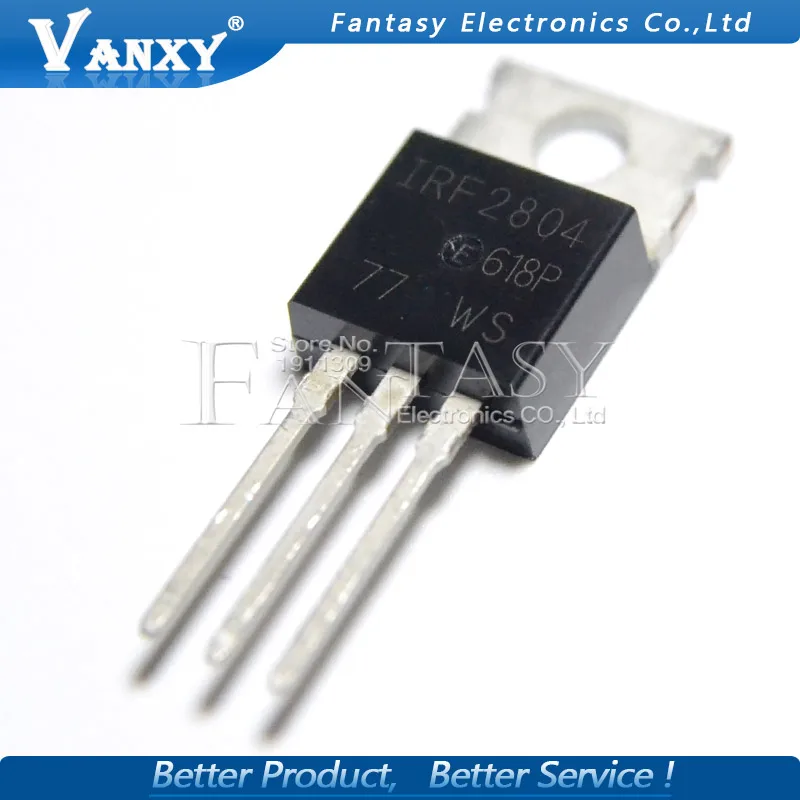 10pcs IRF2804 TO-220 IRF2804PBF TO220 N-channel field effect | Электронные компоненты и принадлежности