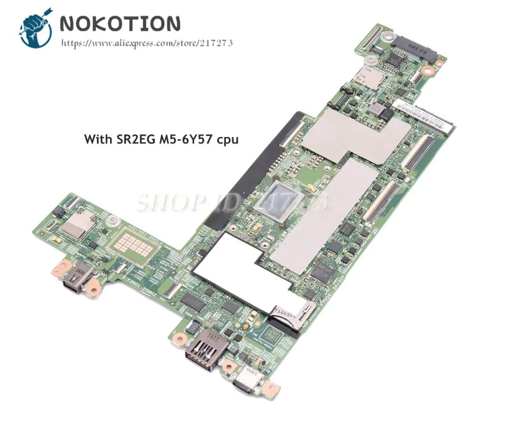

NOKOTION 00NY855 448.04W08.0021 Laptop Motherboard For Lenovo PI System board SR2EG M5-6Y57 CPU 4GB