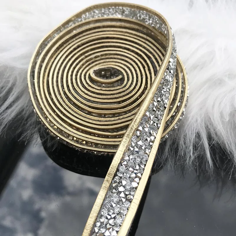 2yardBeaded Стразы с прямой основой украшением в виде кристаллов оторочка аппликацией