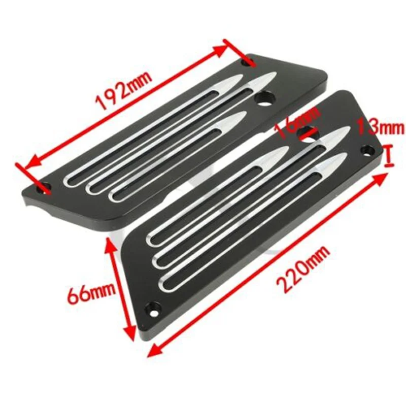 Черная/хромированная Твердая Сумка для мотоцикла с ЧПУ седельная сумка набор