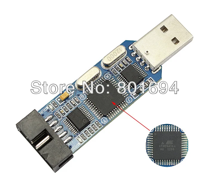 USB адаптер AVR с защитой программного отладчика для Atmega Flash EEPROM|emulator|emulator usb |