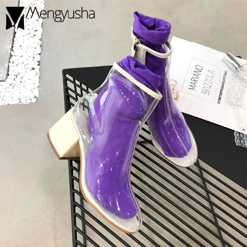 Прозрачные сандалии женские летние европейские и американские тенденции