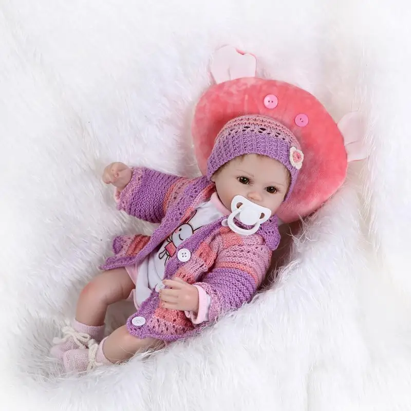 NPK мягкая силиконовая кукла reborn игрушки реалистичные 40 см винил baby play house Игрушка