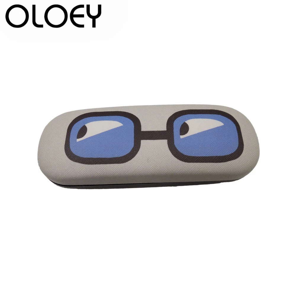 OLOEY Новое поступление Мультяшные солнцезащитные очки коробка PU Жесткий студент