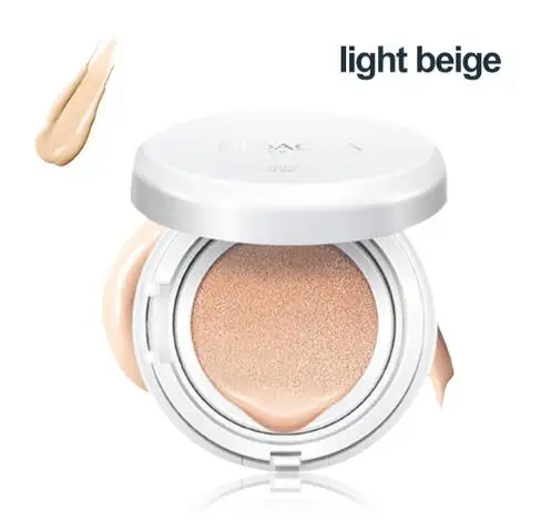 Light Beige BIOAQUA воздушная Подушка BB крем макияж отбеливающий консилер Увлажняющий Осветляющий солнцезащитный крем контроль масла голый макияж - Цвет: Light Beige