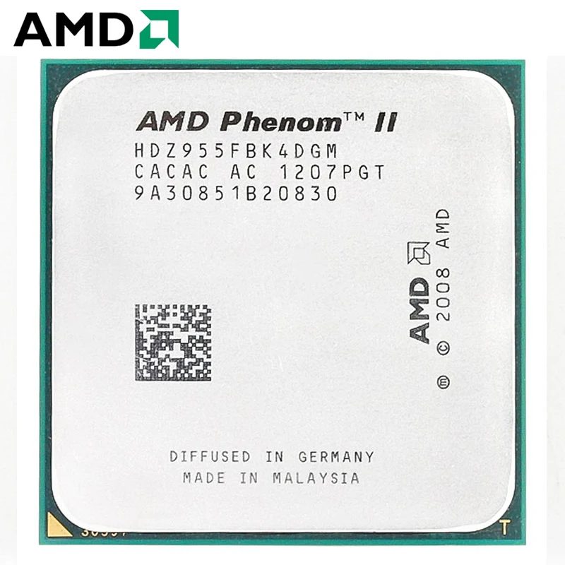 

Процессор AMD Phenom II X4 955, 4-ядерный, 125 Вт, 3,2 ГГц, Socket AM3
