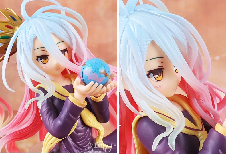 Горячая продажа игра Аниме Нет игры нет жизни белая статуя Ани Kotobukiya Shiro