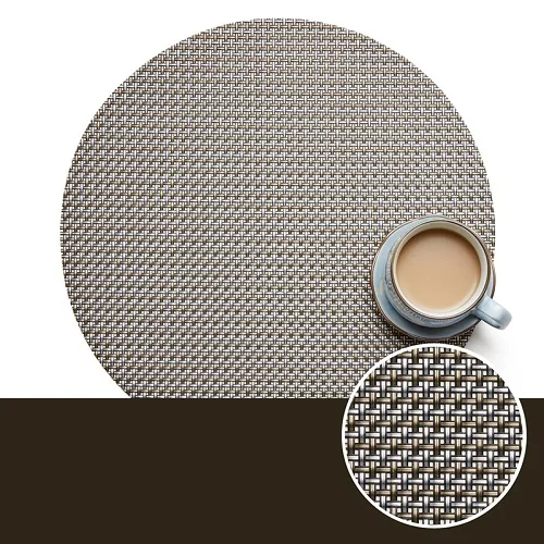 3 Semicircle PVC Tablecloth Environmentally Friendly Placemat for Dining Table Pad for Western Food Steak Plate Mat Home Coaster - Цвет: 3