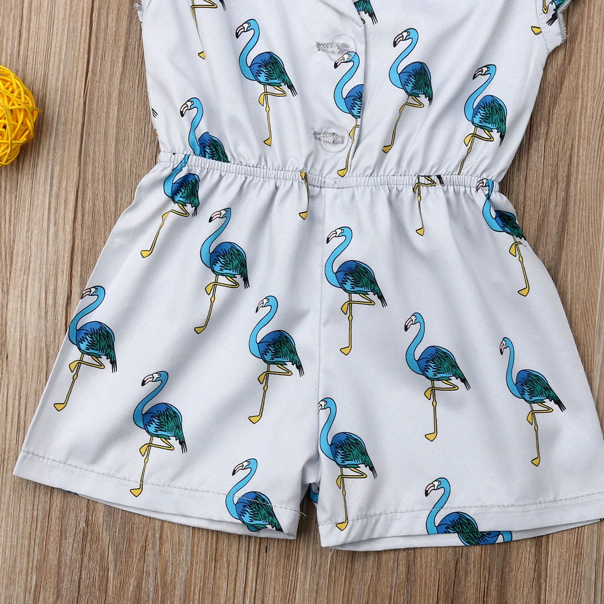 Комбинезон фламинго для новорожденных девочек комбинезон пляжный костюм одежда