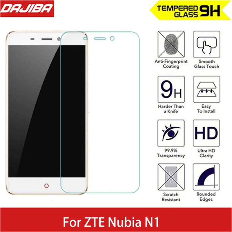 Закаленное стекло для экрана устойчивое к царапинам ZTE Nubia N1 2.5D Arc Edge круглая