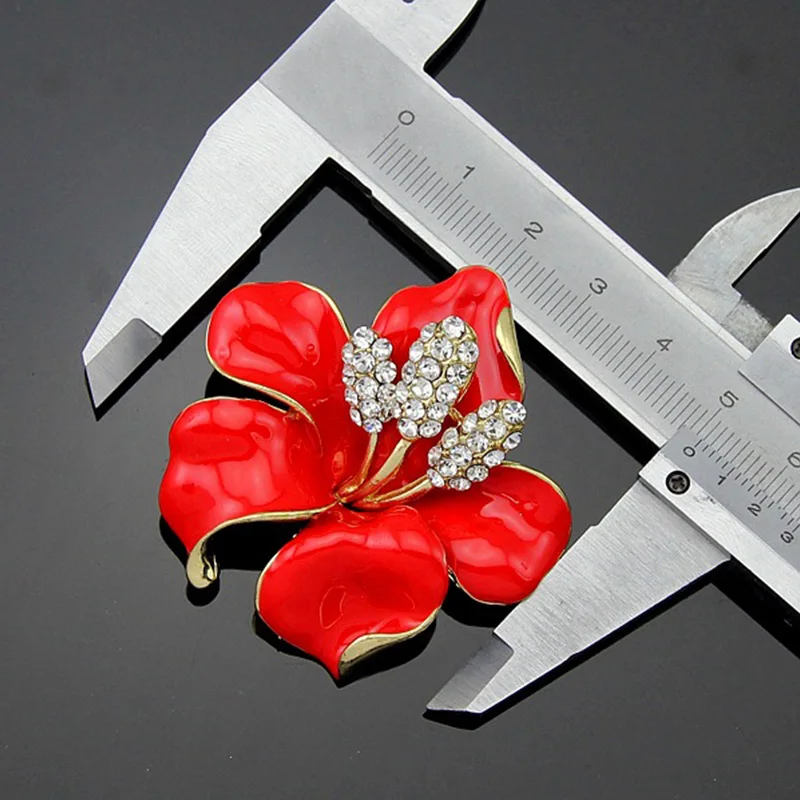 Nice New Colorful Cute Rhinestone Crystal Flower Brooch Pin Charm Women Gift | Украшения и аксессуары
