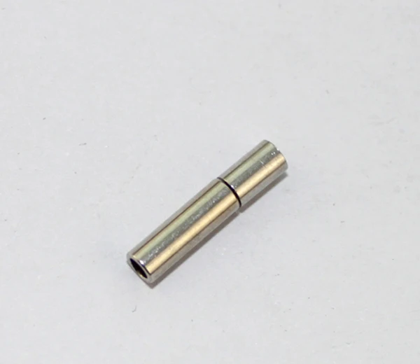 30 комплектов застежек для кожаного шнура серебристого цвета 2 мм #22757|end clasp|cord endcord