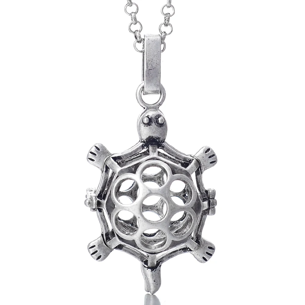 va-048-b Vocheng Bola Ball Angel Necklace 16MM Music Ball Vintage Pregnancy Necklace Aroma Essential Oil Diffuser Pregnant Women VA-048 - Окраска металла: va-048-b