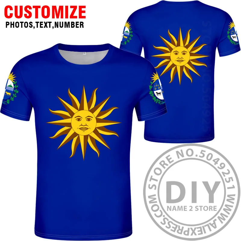 Style 14 URUGUAY футболка, сделай сам,, на заказ, с именем, номером ury, футболка, национальный флаг, uy, одежда для фото, одежда с текстом, одежда для фото, одежда для школы - Цвет: Style 14