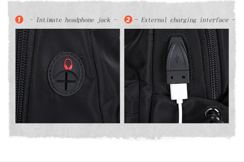 FRN, мужская повседневная сумка через плечо, зарядка через usb, нагрудная сумка, водоотталкивающая, дорожная сумка-мессенджер для мужчин