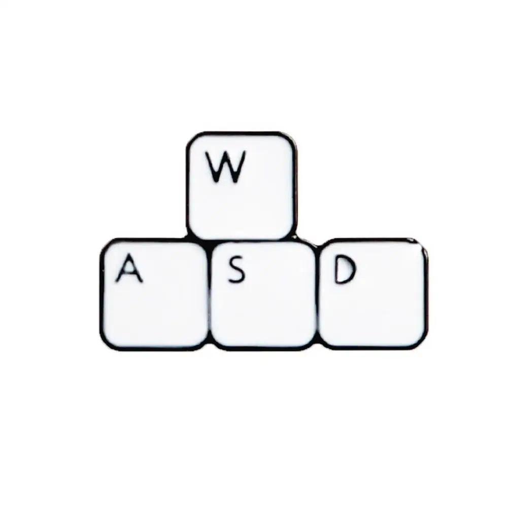Новейшие Модные WASD игровая клавиатура эмаль компьютерный геймер джинсовая