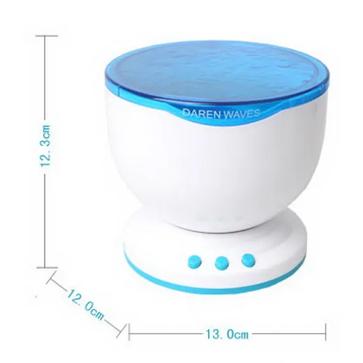 Многоцветный Романтический светодиодный светильник Aurora Master океансветильник