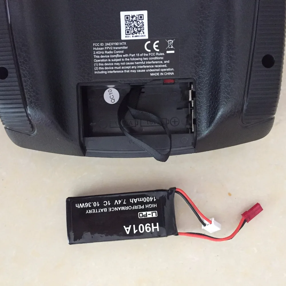 Оригинальный Lipo аккумулятор 7 4 В 1400 мАч для Hubsan H501S H501SS H502S H901A передатчик пульт