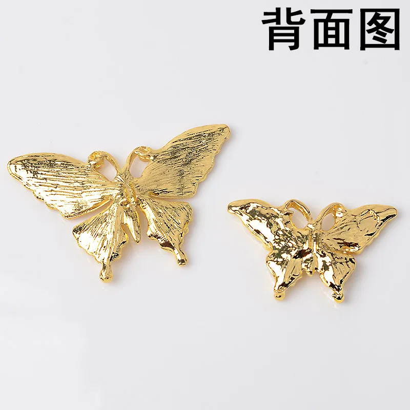 50 шт. 18*29 мм 25*39 сплав золотого/серебряного цвета материал бабочка Очаровательная
