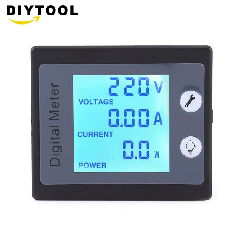 AC 80 260V 100A цифровой светодиодный Мощность Панель измеритель энергии Вольт