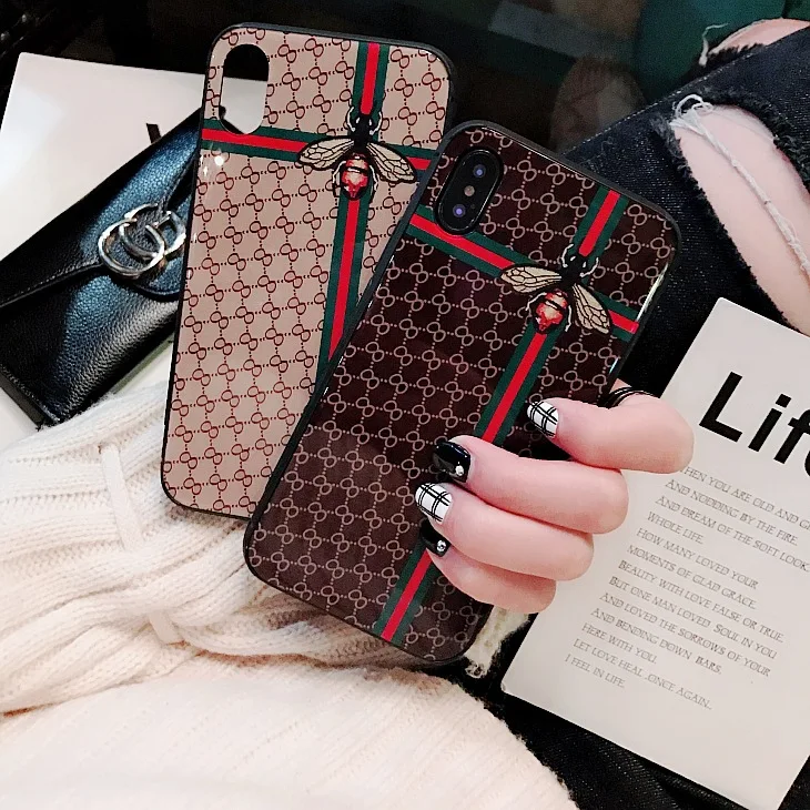 Роскошные закаленное стекло чехол скины для APPLE IPHONE 7 8 PLUS X 6 S LOVE случае кожи
