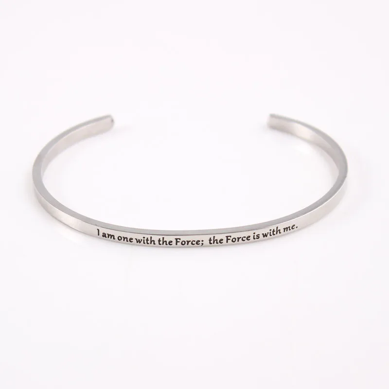 Браслет манжета из нержавеющей стали с выгравированным мотивом Мопса|mantra